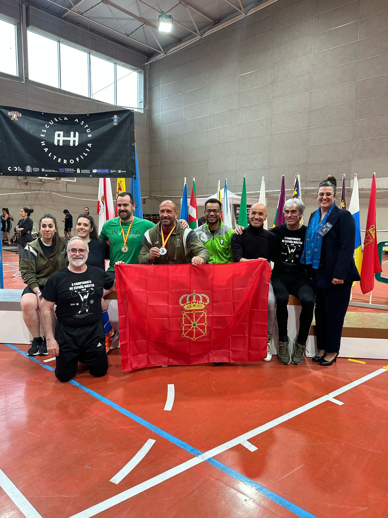 Podios navarros y nuevo presidente navarro para el Comit&eacute; Espa&ntilde;ol en el X Campeonato de Espa&ntilde;a M&aacute;ster 2025